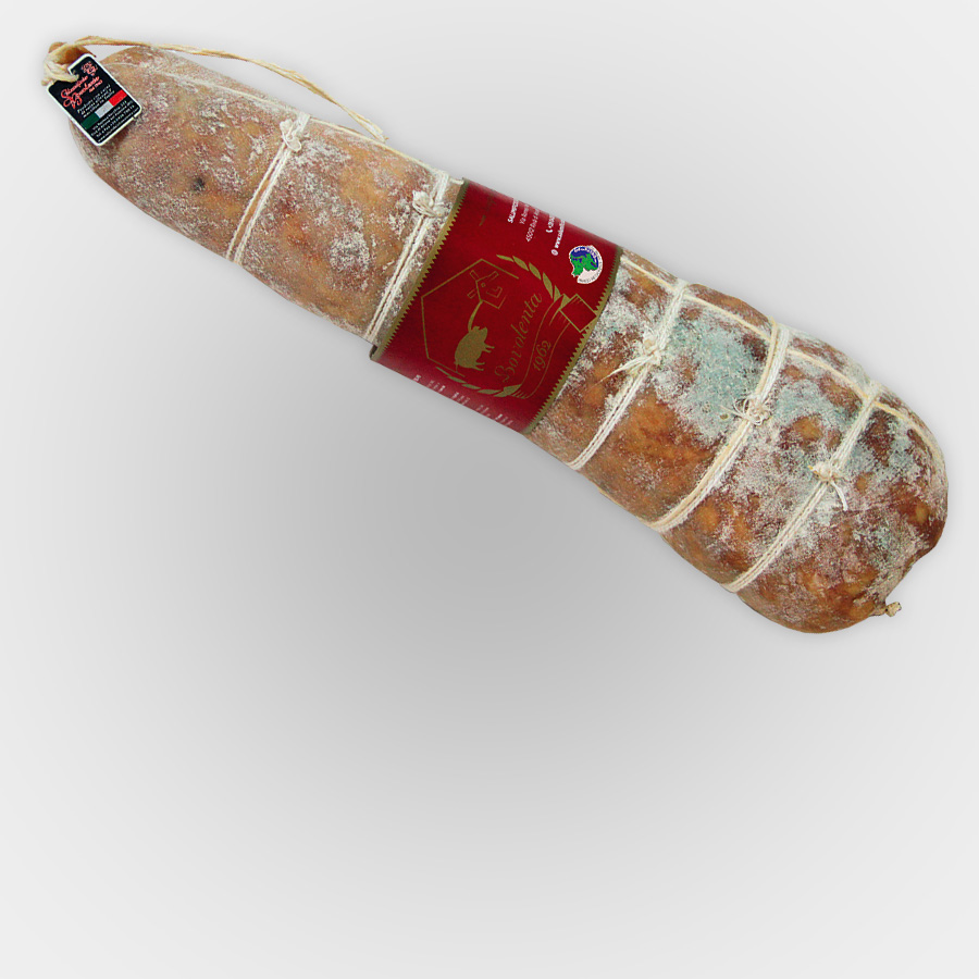 Salame senza lardelli su budello gentile (0.6 KG)